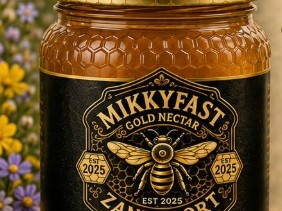 Pot MikkyFast Gold Nectar Pure Honing, 450 gram